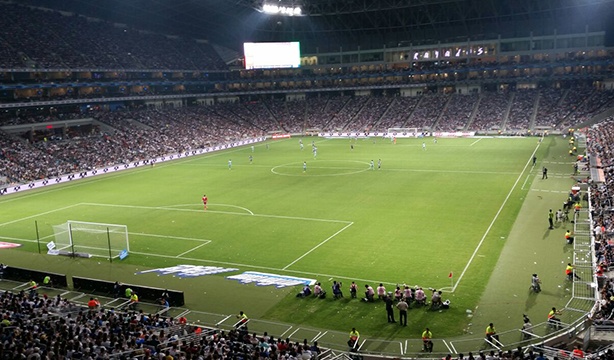 Panel Rey  presente en el nuevo estadio de Monterrey